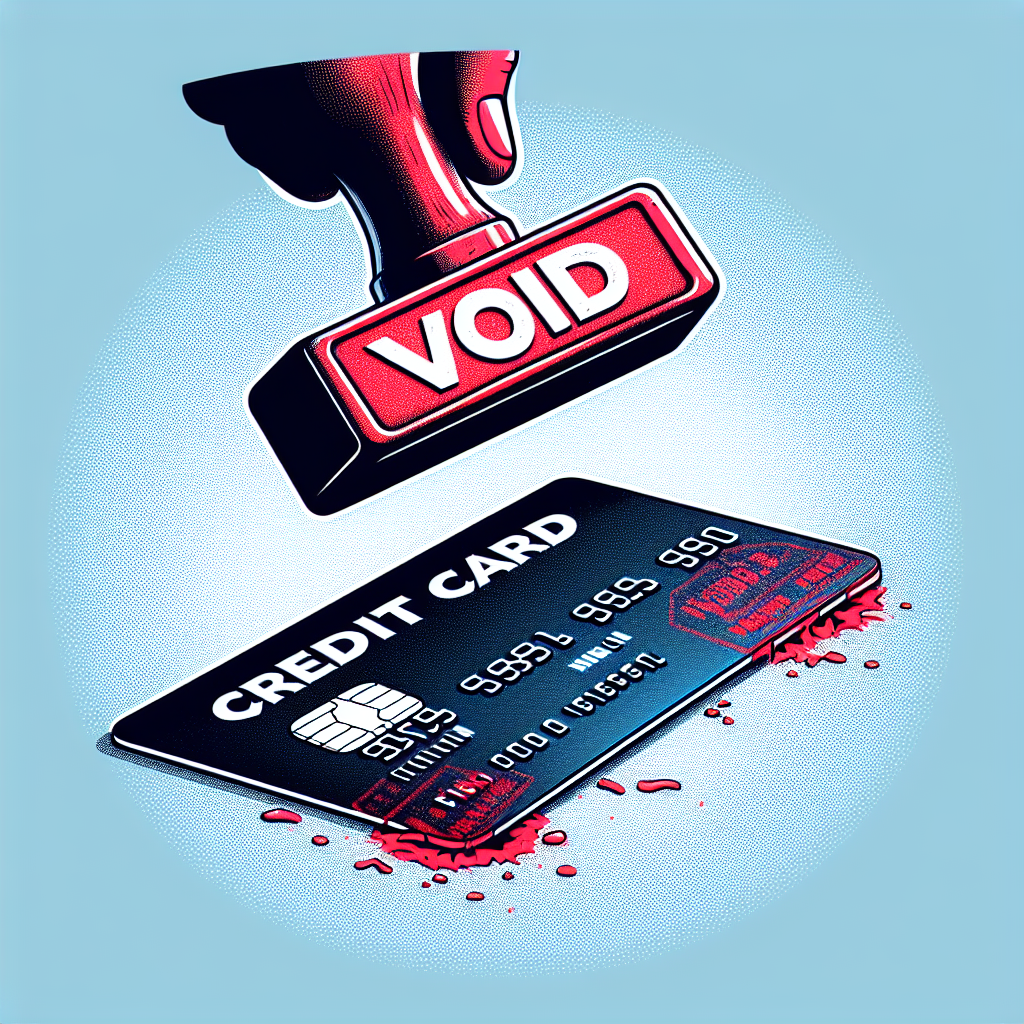 Is it possible to void a credit card after approval?
